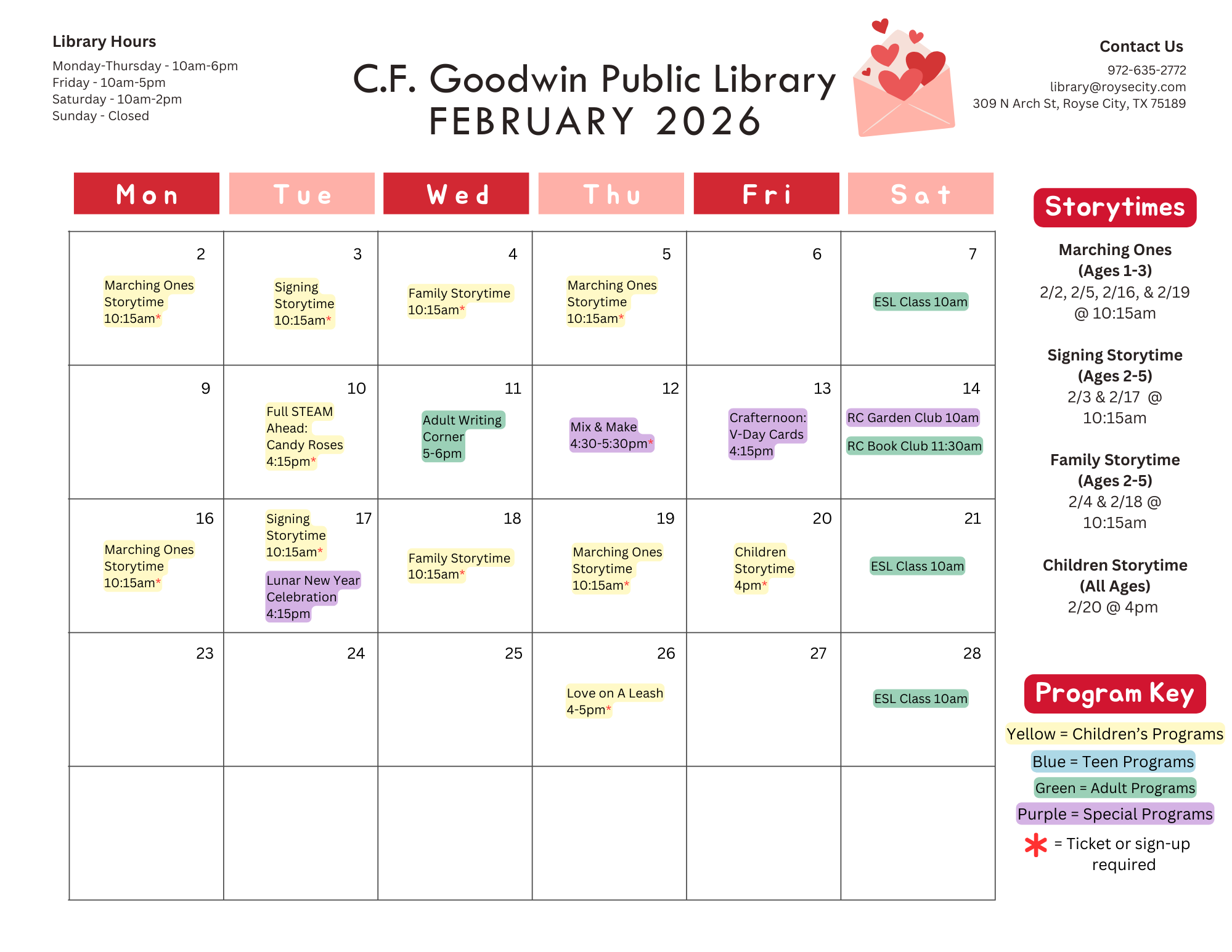 February 2026 Calendar